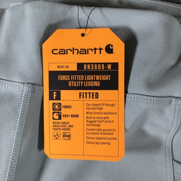 Carhartt Force Fitted utility leggings women’s size medium NWT - Picture 3 of 12